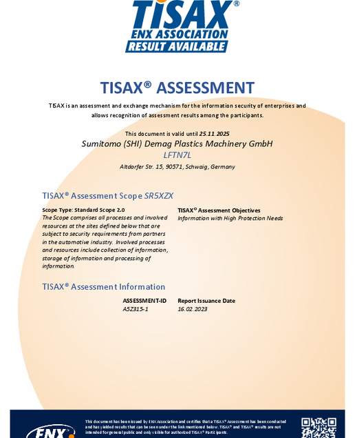 ÉVALUATION TISAX